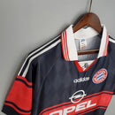 Camisa Bayern de Munique Away II 1997/99 Adidas Retrô Masculina - Azul