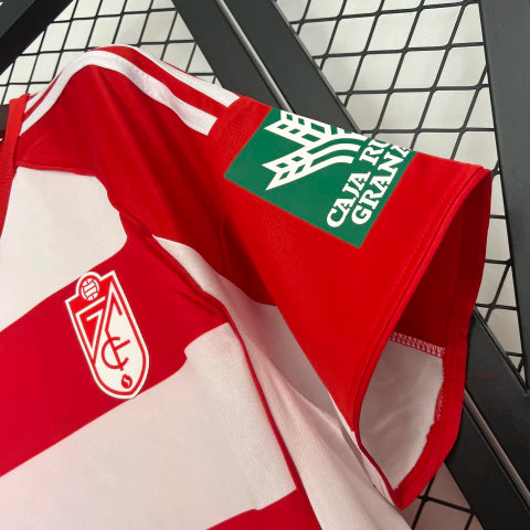 Camisa Granada Home I 2025/26 Adidas Torcedor Masculina - Vermelha e Branca