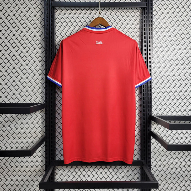 Camisa fortaleza 2023/24  copa do nordeste - torcedor masculina - vermelha
