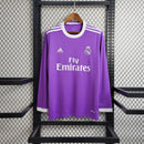Camisa Real Madrid Third (3) 2016/17 Adidas Retrô Manga Longa Masculina