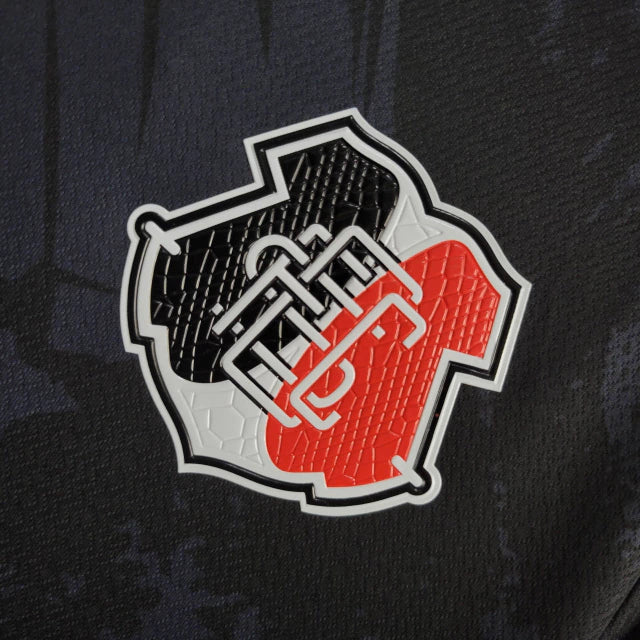 Camisa Santa Cruz Goleiro Away 2024/25 Torcedor Masculina oficial, cores do uniforme alternativo, escudo bordado, tecido leve e respirável