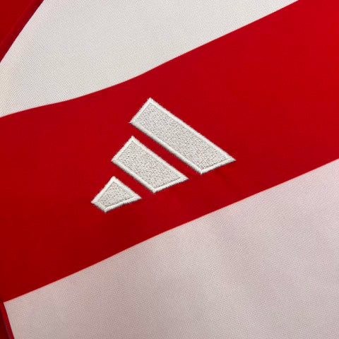 Camisa Granada Home I 2025/26 Adidas Torcedor Masculina - Vermelha e Branca