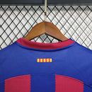 Camisa Barcelona Home I 2023/24 Nike Torcedor Masculina - Grená e Azul