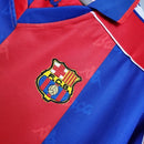 Camisa Barcelona Home I 1994/95 Kappa Retrô Masculina - Grená e Azul