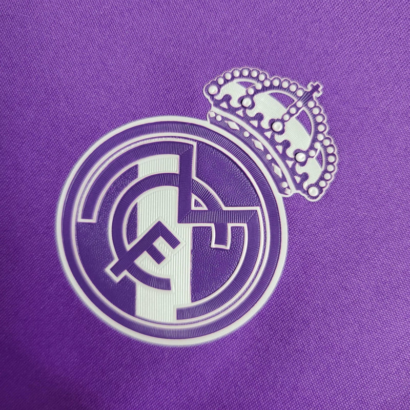 Camisa Real Madrid Third (3) 2016/17 Adidas Retrô Manga Longa Masculina