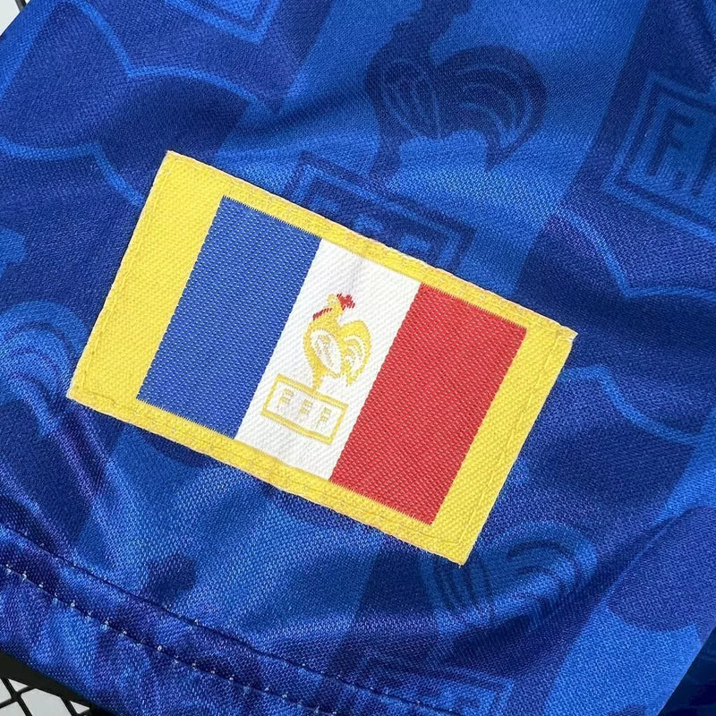 Camisa França Home (1) 1996 Adidas Retrô Masculina