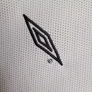 Camisa Manchester United "Dupla Face" Centenário Liga Inglesa 2001/02 Retrô Umbro - Branca e Dourada