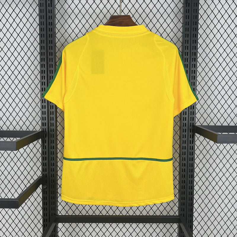 Camisa Retrô 2002 Seleção Brasileira I Nike Masculina - Amarela