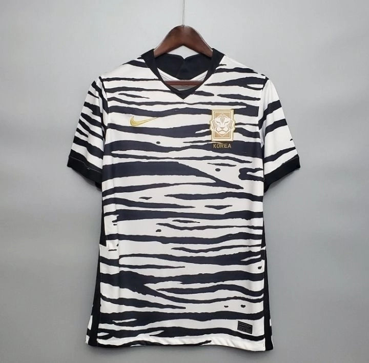 Camisa Coreia do Sul Away 2020/21 Torcedor Nike Masculina - Preto e Branco