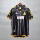 Camisa Real Madrid Away II 1998/99 Adidas Retrô Masculina - Preta