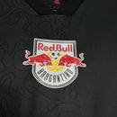 Camisa RB Bragantino Away II 2024/25 Torcedor Masculina preta, com escudo bordado e logo Red Bull em destaque, modelo oficial da temporada, exibida em fundo neutro.