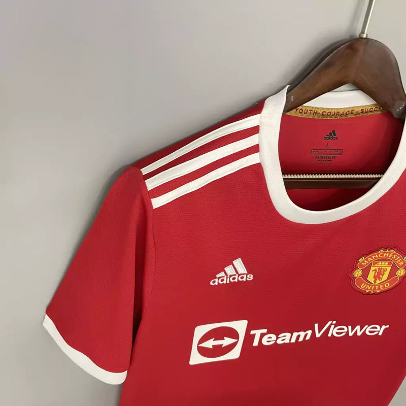 Camisa Manchester United I 21/22 Vermelha - Adidas - Masculino Torcedor