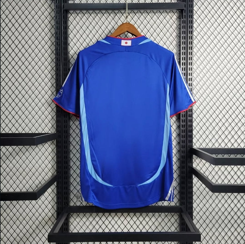 Camisa Japão Retrô Home 2006 Torcedor Masculina - azul