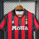 Camisa Retrô AC Milan Home (1) 1993/94 Lotto Torcedor Masculina