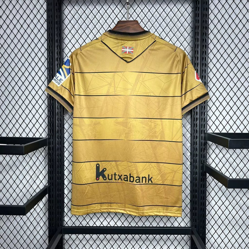 Camisa Real Sociedad Away (2) 2024/25 Macron Torcedor Masculina