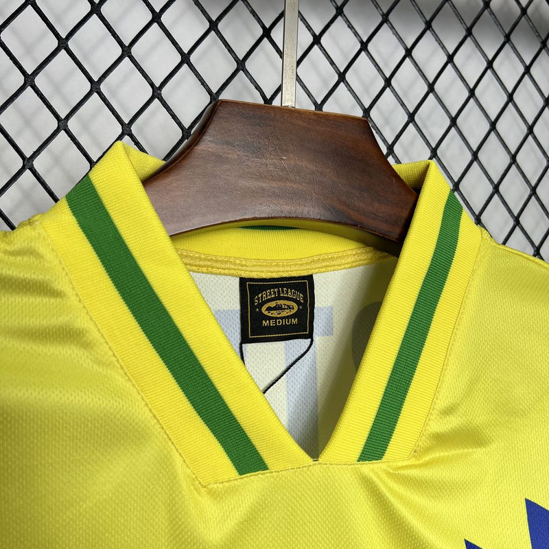 Camisa seleção brasileira Home I Retrô 1995/96 Corteiz Masculina