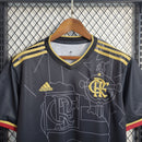 Camisa flamengo 2022/23 Edição "Tri Libertadores" Torcedor masculina - preta/dourada