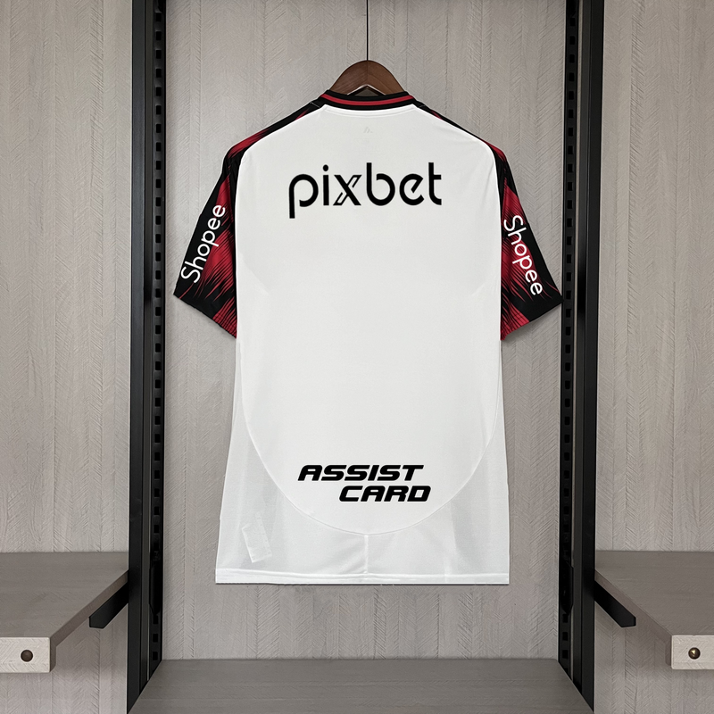 camisa flamengo Away (2) 2025/26  Adidas Torcedor Masculina Com patrocínios