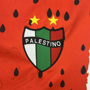 Camisa Palestino Melancia 2025/26 Torcedor Masculina Vermelha, uniforme vibrante, futebol chileno, escudo bordado, conforto e estilo para torcedores"