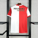 Camisa Feyenoord Home I 2025/26 Castore Torcedor Masculina - Branca e Vermelha