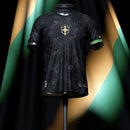 Camisa Seleção brasileira Edição The Prince Neymar jr 23/24 - torcedor masculina - preta com detalhes em verde e amarelo