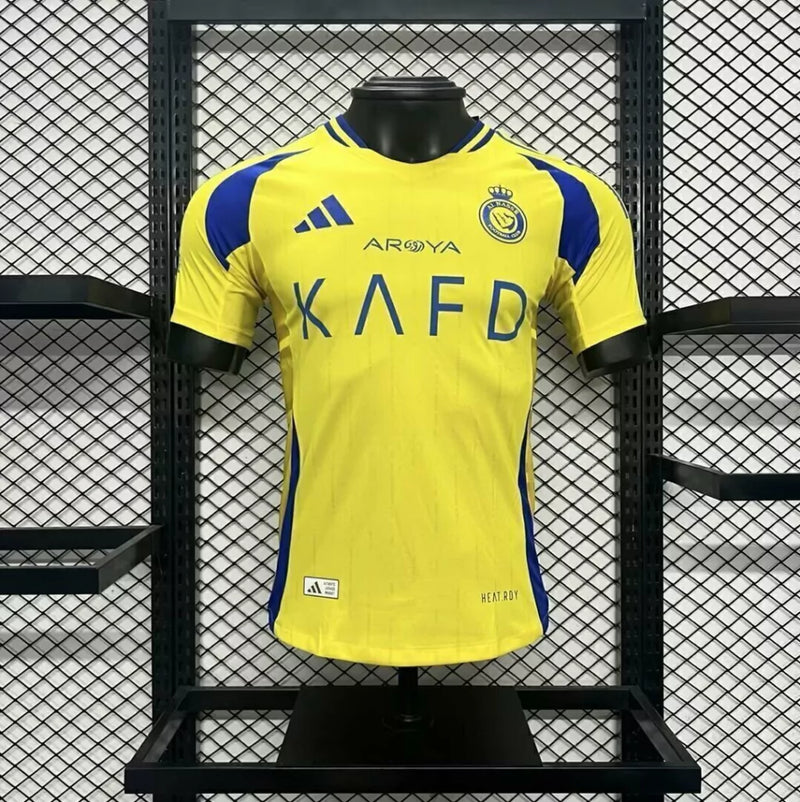 Camisa Al-Nassr Home I 2024/25 Adidas jogador Masculina - Amarela