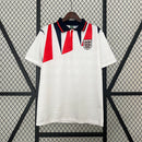 Camisa Inglaterra Retro Home 1992 Torcedor Masculina