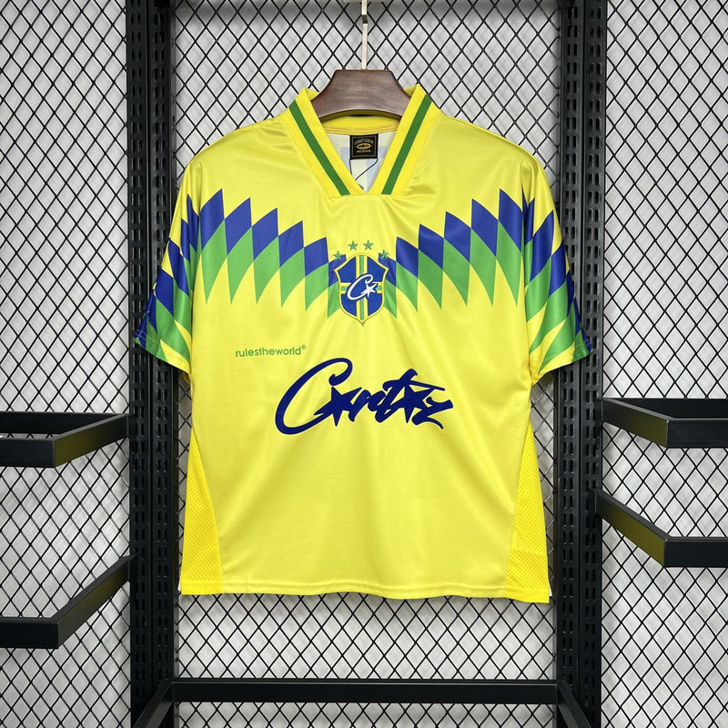 Camisa seleção brasileira Home I Retrô 1995/96 Corteiz Masculina