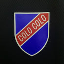 Camisa Colo-Colo Edição Centenário 2025/26 Adidas Torcedor Masculina preta, escudo bordado do clube, tecido leve e respirável, design moderno e confortável para torcedores do Colo-Colo.
