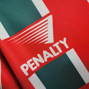 Camisa Fluminense Home 1993/94 Pênalty Masculina retrô, tricolor verde, grená e branco, modelo clássico do clube, ideal para fãs e colecionadores do Fluminense Football Club"