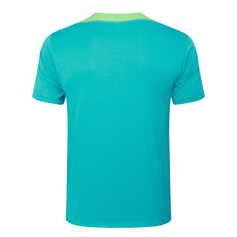 Camisa Brasil Treino 2024/25 Torcedor Masculina oficial, cores da seleção brasileira, escudo bordado, tecido leve e respirável