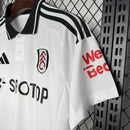Camisa Fulham Home (1) 2024/25 Adidas Torcedor Masculina - branca