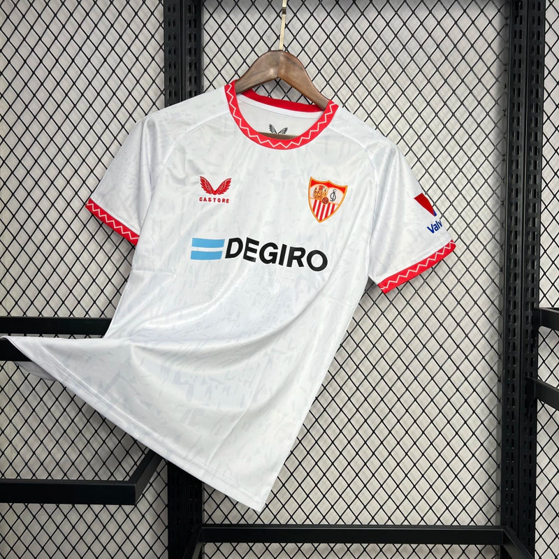 Camisa Sevilla Home (1) 2024/25 Castore Torcedor Masculina