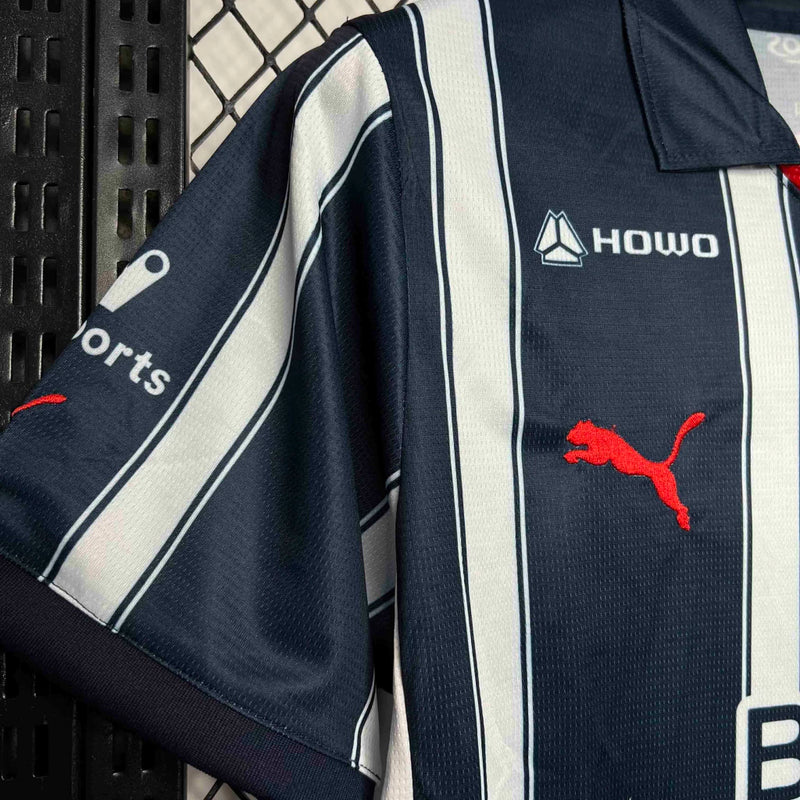 Camisa Monterrey Home I 2024/25 Puma Torcedor Masculina - Azul