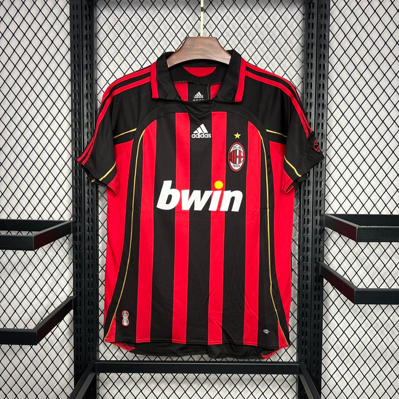 Camisa AC Milan Retrô Home (1) 2006/07 Torcedor Masculina