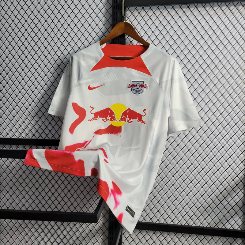 Camisa RB Leipzig Home I 2022/23 Nike Torcedor Masculina - Branca
