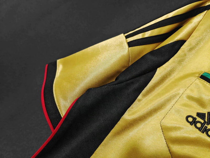 Camisa Milan Retro Third III  2013/14 Torcedor Masculina - Dourada