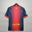 Camisa Barcelona Home I 2012/13  Nike Retrô Masculina - Grená e Azul
