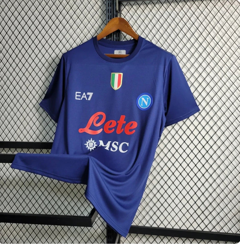 Camisa Napoli Treino 2023/24 EA7 Torcedor Masculina