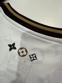 Camisa Real Madrid X Louis Vuitton 2024/25 Adidas Torcedor Masculina