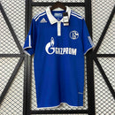 Camisa Schalke 04 Home I 2010/11 Adidas Retrô Masculina - Azul
