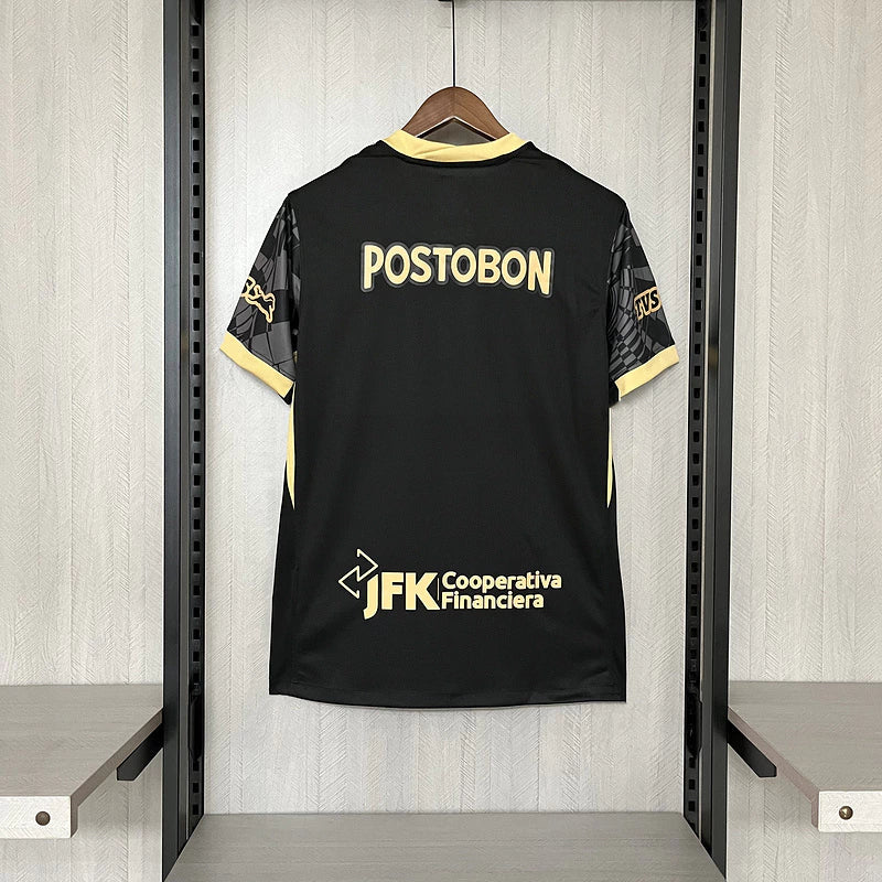 Camisa Atlético Nacional Away (2) 2025/26 Torcedor Masculina - Preto e Dourado