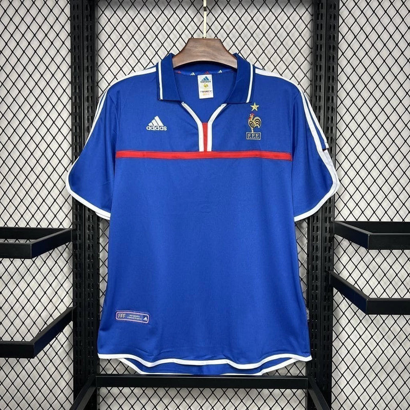 Camisa França Home (1) 2000 Adidas Retrô Masculina