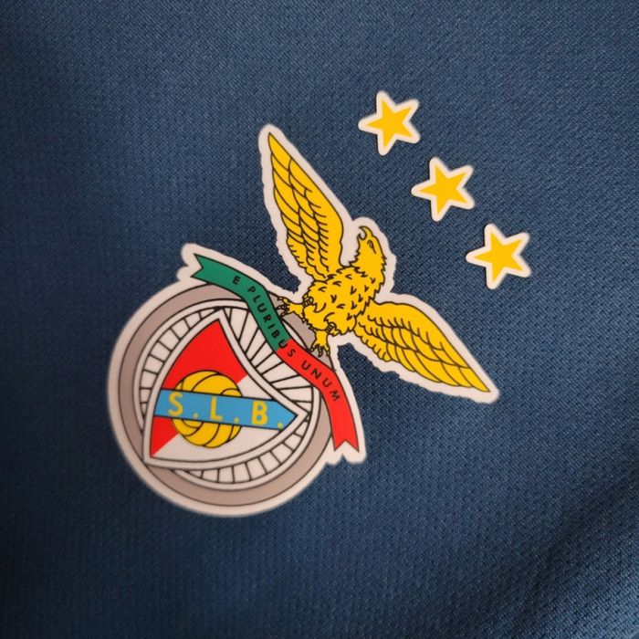 Camisa Benfica 2023/24 Adidas  Torcedor Masculina Edição Comemorativa - Azul