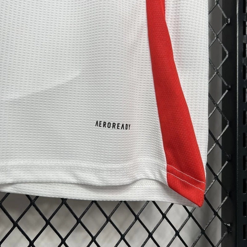 Camisa Fulham Home (1) 2024/25 Adidas Torcedor Masculina - branca