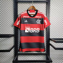 Camisa Flamengo Home (1) 2023/24 Adidas Torcedor Masculina com Patrocínios