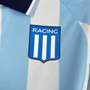 Camisa Racing Home I 2025/26 Kappa Torcedor Masculina na cor azul, uniforme do Racing Club da Argentina, modelo masculino temporada 2025/26, confortável e respirável para torcedores e colecionadores.