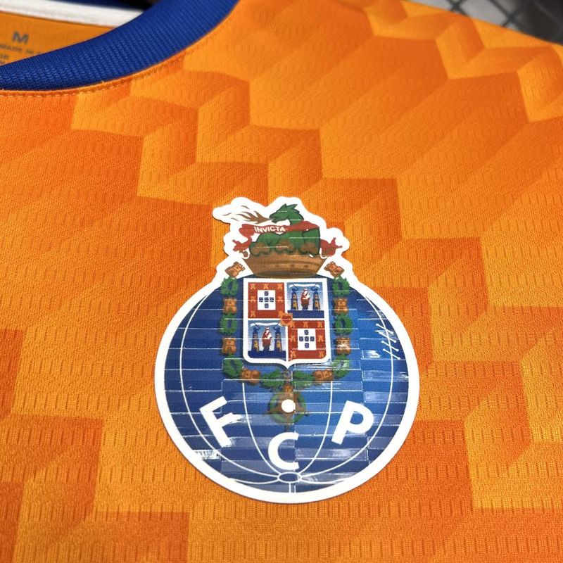 Camisa FC porto Away (2) 2024/25 Torcedor masculina - laranja