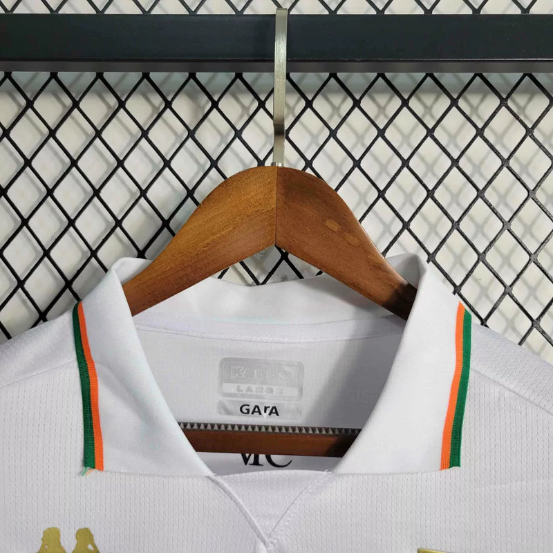 Camisa Venezia Away II 2023/24 Kappa Torcedor Masculina Branca - Manga Longa