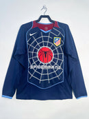 Camisa Retrô Manga Longa Atlético de Madrid Reserva Away II 04/05 Torcedor Masculina - Homem aranha